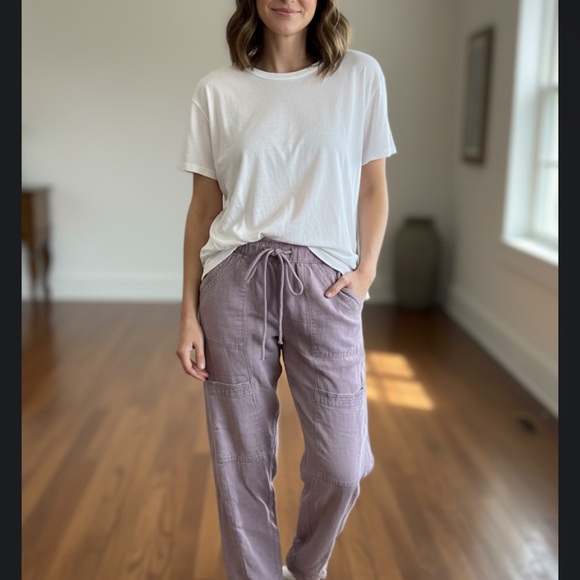 C.C Women's lilac linen Pant and Wild fable jacket xs 22 PTP. NWT.  2 pc bundle - Picture 4 of 10